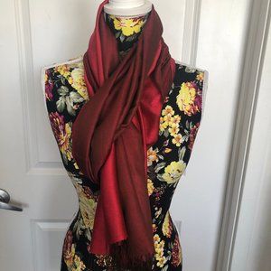 100% Silk Scarf from India - 2 tones